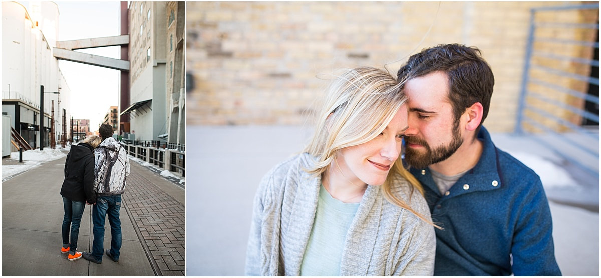 downtown minneapolis engagement session